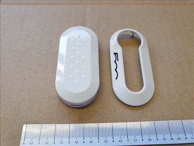 Fiat 500 gyári új, fehér színű kulcsház 50926870