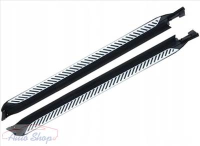 BMW G01 X3 2018- , X4 G02 2018- utángyártott alumínium küszöb fellépő szett