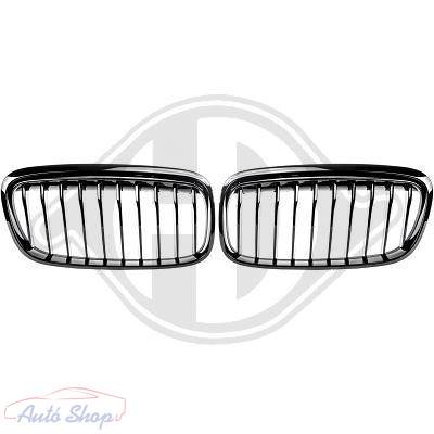 BMW 2-es F45/F46 M Style Fényes Fekete Hűtőrács 2014 - 2018