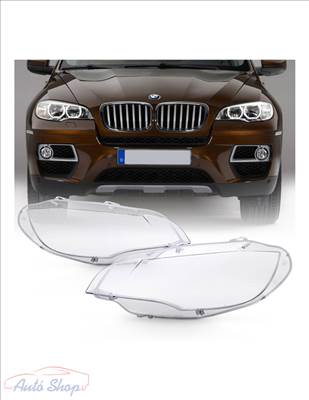 BMW X5 E70 LÁMPA BÚRA SZETT 2007-2012 , lámpabúra fényszóró búra Minőségi termék