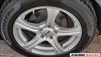 5x115 lyukosztású 17" használt Platin alufelni, rajta 225/55 használt Continental téli gumi gumi