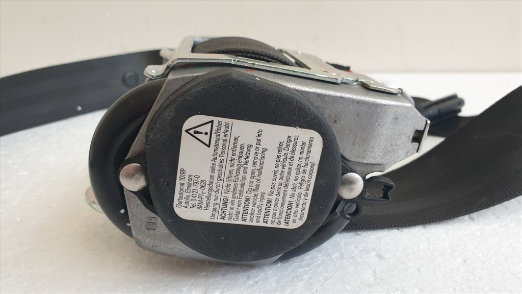  509598 Audi A6 C6, 2007, Jobb Első Övfeszítő, Biztonsági Öv. 7. kép