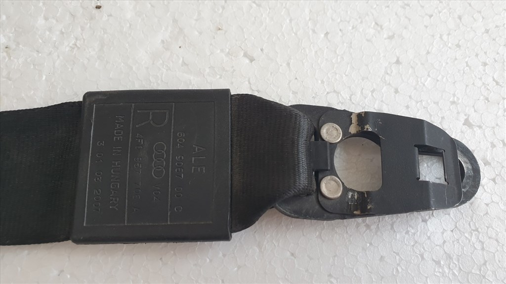  509598 Audi A6 C6, 2007, Jobb Első Övfeszítő, Biztonsági Öv. 10. kép