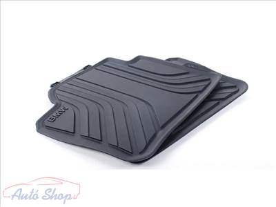 Gyári BMW F30 F31 F36 GT F80 M3 Allweather fekete hátsó gumiszőnyeg szett 51472219802