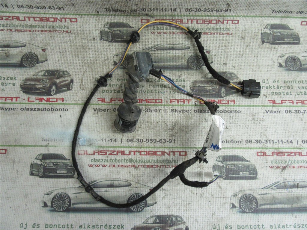 Fiat Panda II. bal hátsó ajtó manual kábel köteg 51733036 1. kép