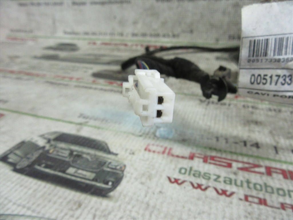 Fiat Panda II. bal hátsó ajtó manual kábel köteg 51733036 4. kép