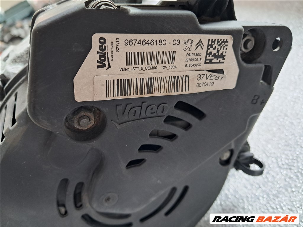 Citroën C4 Picasso II 1.6 HDi generátor  9674646180 2. kép