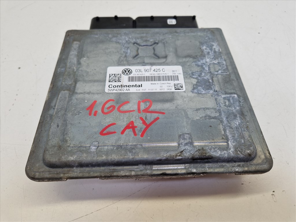 Volkswagen Golf VI 1.6 CR CAY motorvezérlő (19816) 03l907425c 2. kép