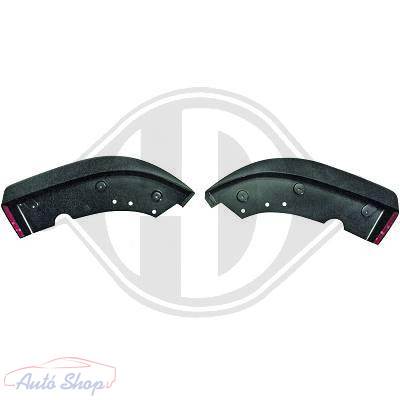 BMW E46 Limuzin , Touring M-Tech , M-Packet fekete első lökhárító spoiler , lipe.