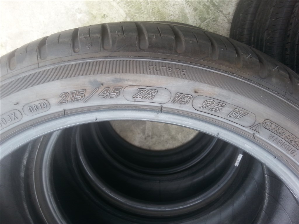  215/45ZR18 Michelin Pilot Sport3 nyári gumi  5. kép