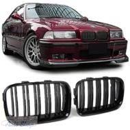 BMW E36 FACELIFT ELŐTTI FÉNYES FEKETE M4 HŰTŐRÁCS VESE 