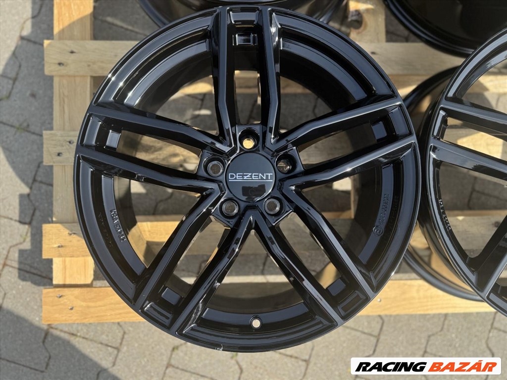 R18 5x112 (66,6) DEZENT TR BLACK 8J ET38 új alufelnik felnik SKODA VW AUDI MERCEDES  4. kép