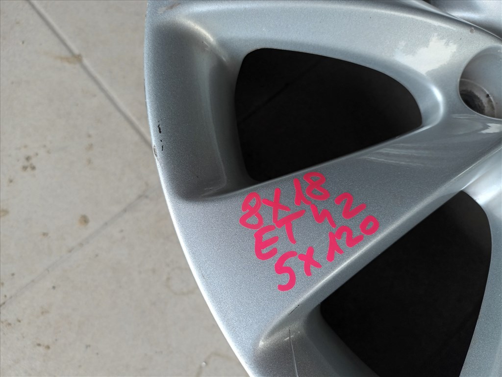  Opel 5x120 lyukosztású 8JJ 18" használt (gyári felni) alufelni insignia TKN 03 6. kép