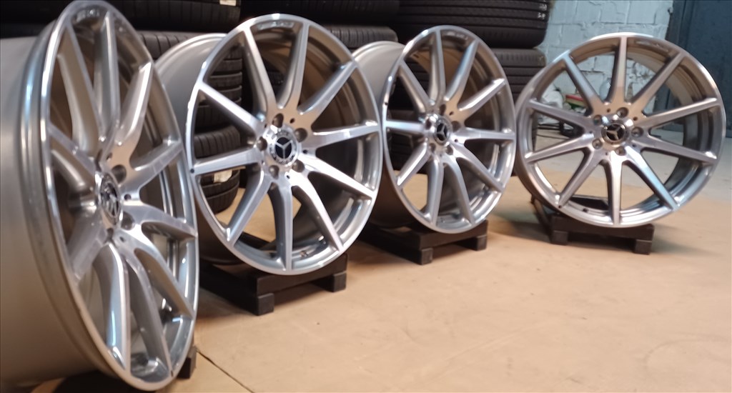 Új/demó Mercedes W253 GLC 63 AMG alufelnik 5x112 8x19 ET19 4db 7. kép