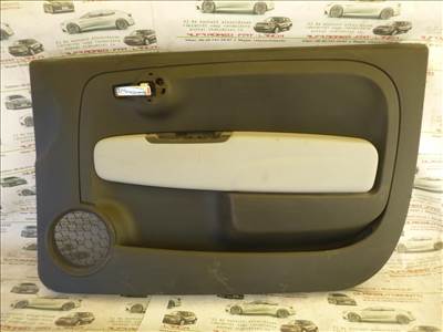 Kárpit586 Fiat 500  szürke színű bőr jobb első ajtókárpit
