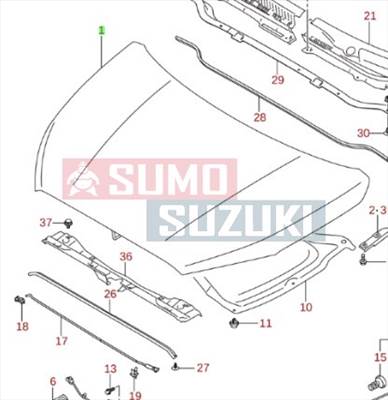 Suzuki S-Cross Motorháztető SÉRÜLT 57300-64R00