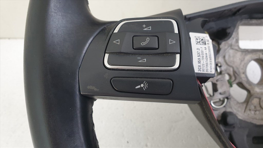 510921 VW Passat B6, CC, 2009, Bőrkormány, Multikormány, Kormány. 3C8419091AN 2. kép