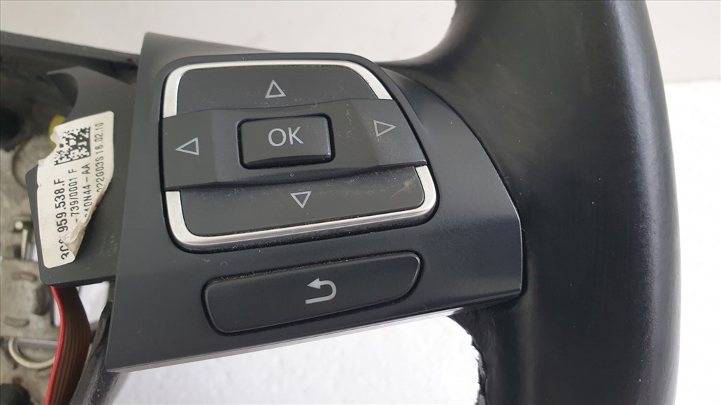 510921 VW Passat B6, CC, 2009, Bőrkormány, Multikormány, Kormány. 3C8419091AN 3. kép