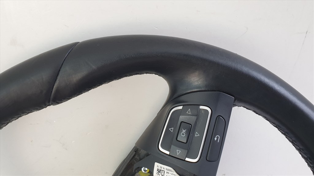 510921 VW Passat B6, CC, 2009, Bőrkormány, Multikormány, Kormány. 3C8419091AN 6. kép