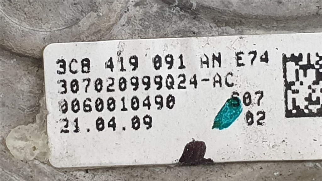 510921 VW Passat B6, CC, 2009, Bőrkormány, Multikormány, Kormány. 3C8419091AN 14. kép