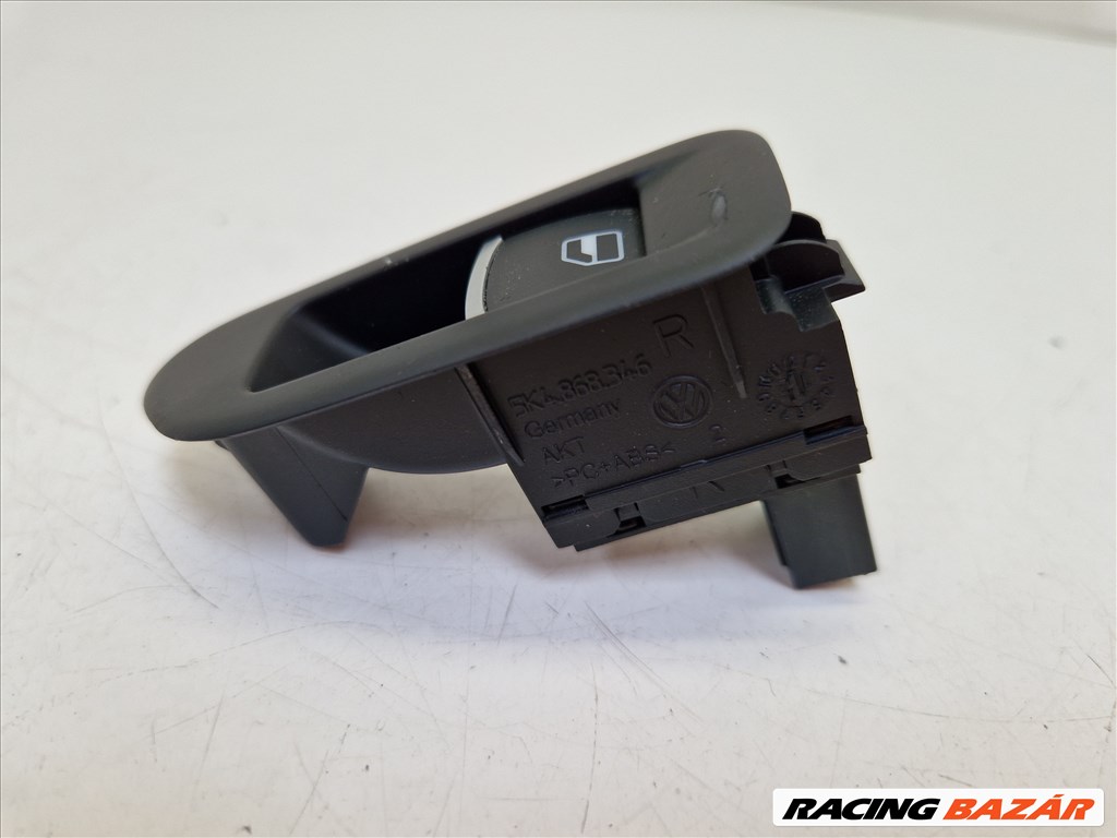 Volkswagen Golf VI jobb hátsó ablakemelő gomb (19824) 5k4868346 2. kép