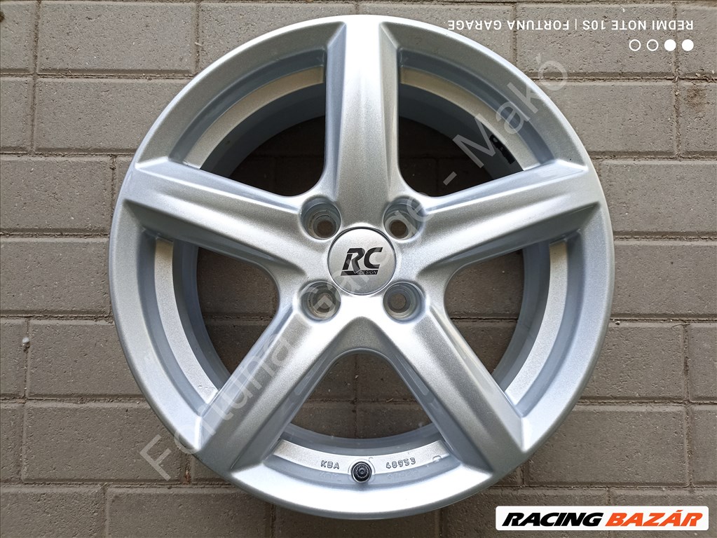 4x100 16" Brock RC24 (Renault/Dacia) újszerű alufelni garnitúra +TPMS (3) 5. kép