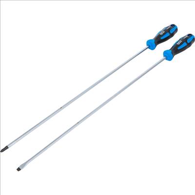 BGS Extra hosszú csavarhúzó készlet, SL6 és PH2, 450mm, 2 részes - BGS-74538
