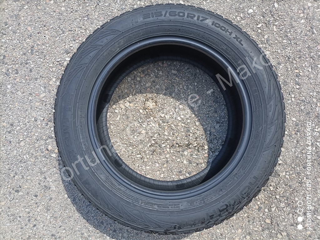 215/60 R17" Nokian használt téli garnitúra 3. kép