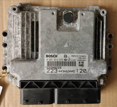 Fiat Doblo II. 2005-2009 1,9 8v Diesel 120 Le motorvezérlő 0281013675 , 55208226