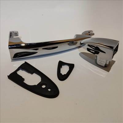 Lancia Ypsilon 2003-2011 utángyártott új jobb első külső kilincs, matt ezüst színű 735409024