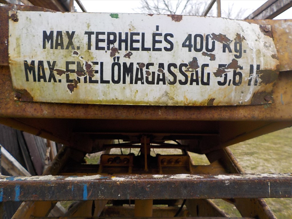 OLLÓSEMELŐ,RÉGI MAGYAR GYÁRTÁSÚ,380V-OS,5,6 MÉTERRE EMEL,TAPOLCÁN ELADÓ 14. kép