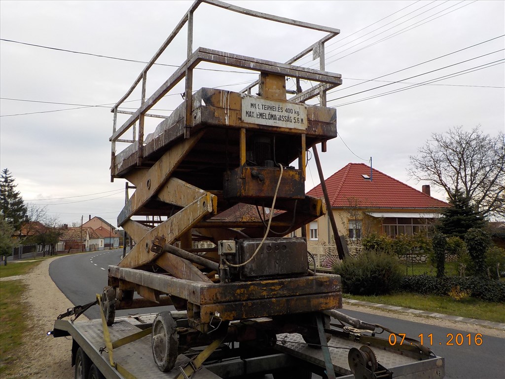 OLLÓSEMELŐ,RÉGI MAGYAR GYÁRTÁSÚ,380V-OS,5,6 MÉTERRE EMEL,TAPOLCÁN ELADÓ 17. kép