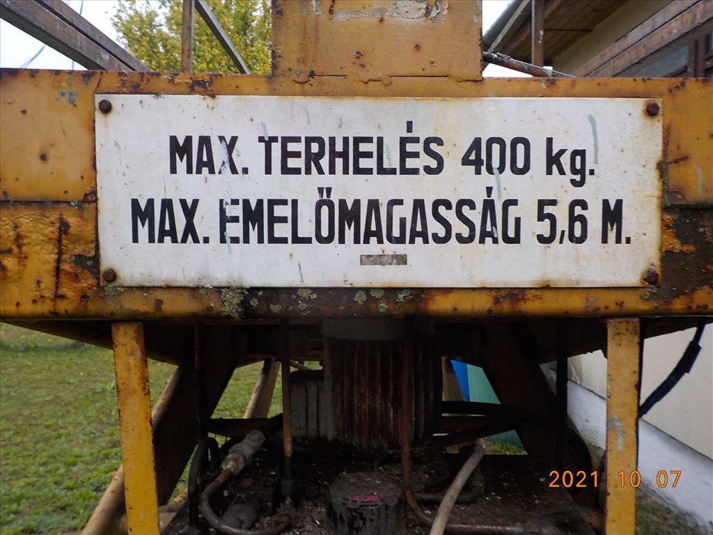 OLLÓSEMELŐ,RÉGI MAGYAR GYÁRTÁSÚ,380V-OS,5,6 MÉTERRE EMEL,TAPOLCÁN ELADÓ 25. kép