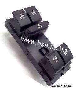 Skoda Fabia II-Octavia II-Roomster-Superb-Yeti ablakemelő kapcsoló 4 ablakos 1Z0959858B