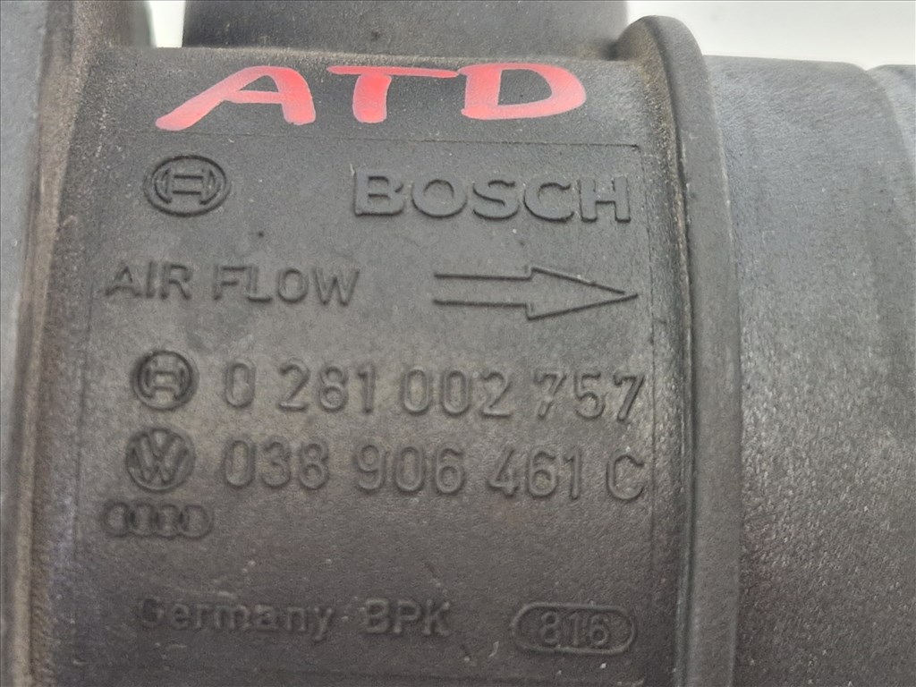 Volkswagen Golf IV 1.9 TDI légtömegmérő 038 906 461 C ATD (19498) 2. kép