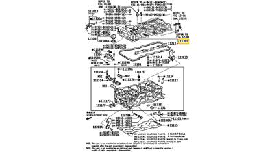 11201-75080 Toyota Land Cruiser Szelepfedél TRJ 2.7L 2TRFE 2015-