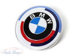 Gyári BMW 50 Yahre 82mm-es csomagtartó embléma 51148087193