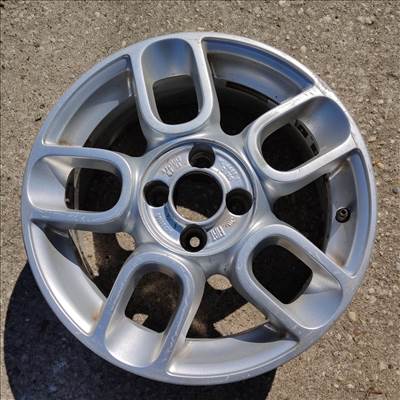 180206 Fiat 500 15"-os alufelni, (1db) a képen látható állapotban, görgőzni kell!!! 51791160