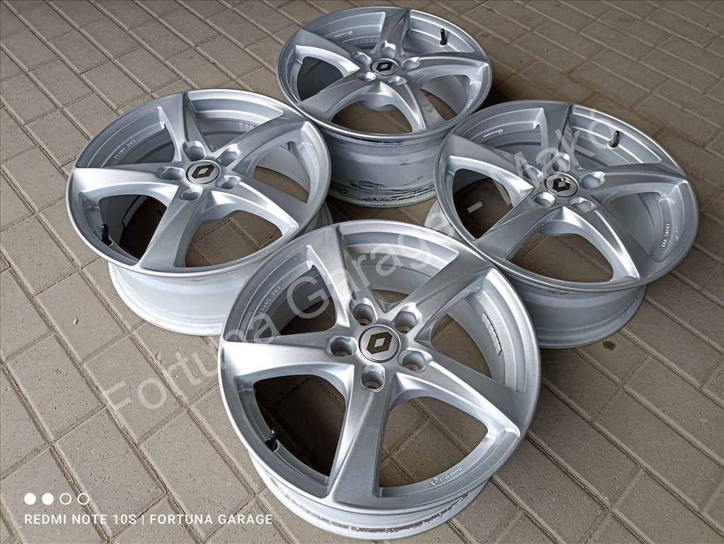 5x114,3 17" Renault újszerű alufelni garnitúra +TPMS (8) 2. kép