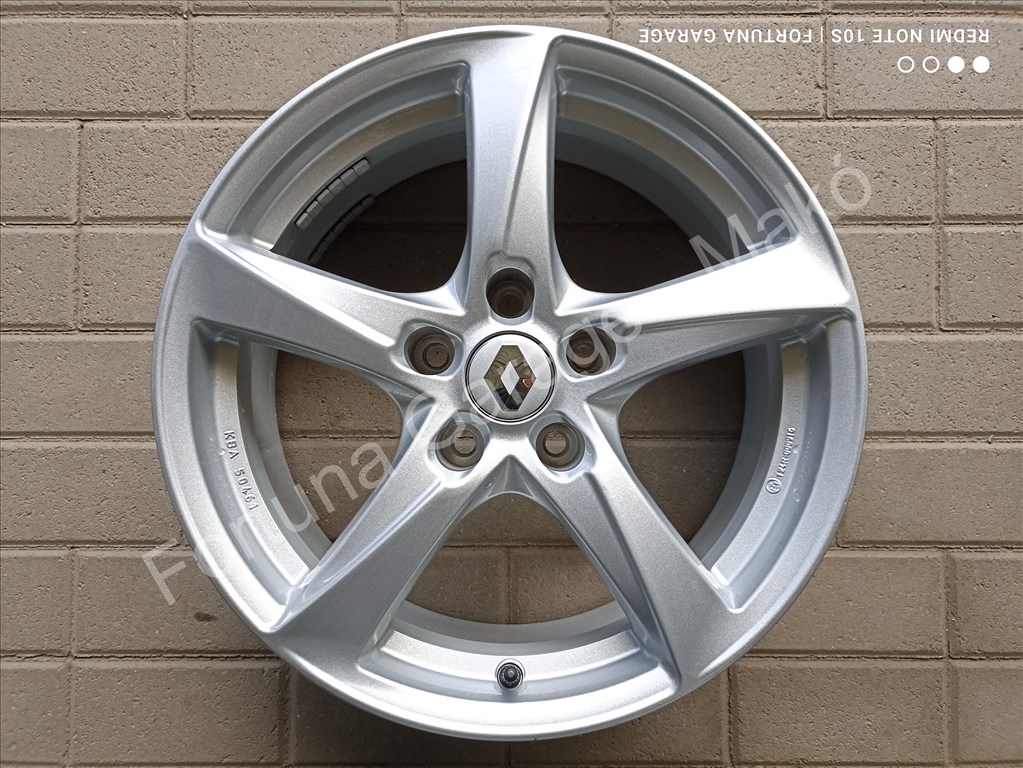 5x114,3 17" Renault újszerű alufelni garnitúra +TPMS (8) 4. kép