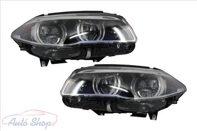 BMW F10 F11 Fényszórók Full LED BMW 5 Széria (2011-2013) Angel Eyes xenon lámpa upgrate