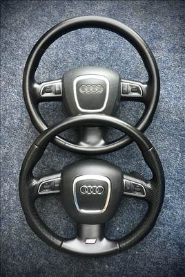 Eladó Audi B7, B8 kormányok. Sima F1-es S-line, és vágottBp/posta