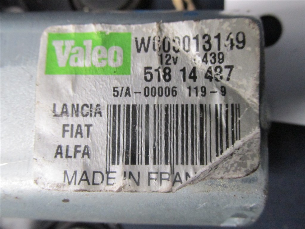 Fiat Doblo III. hátsó ablaktörlő motor 51811480 5. kép