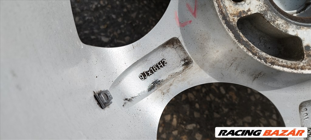  Brock B2 nagy peremes 16" 4x108 alufelni, 215/40 használt Yokohama nyári gumival 12. kép