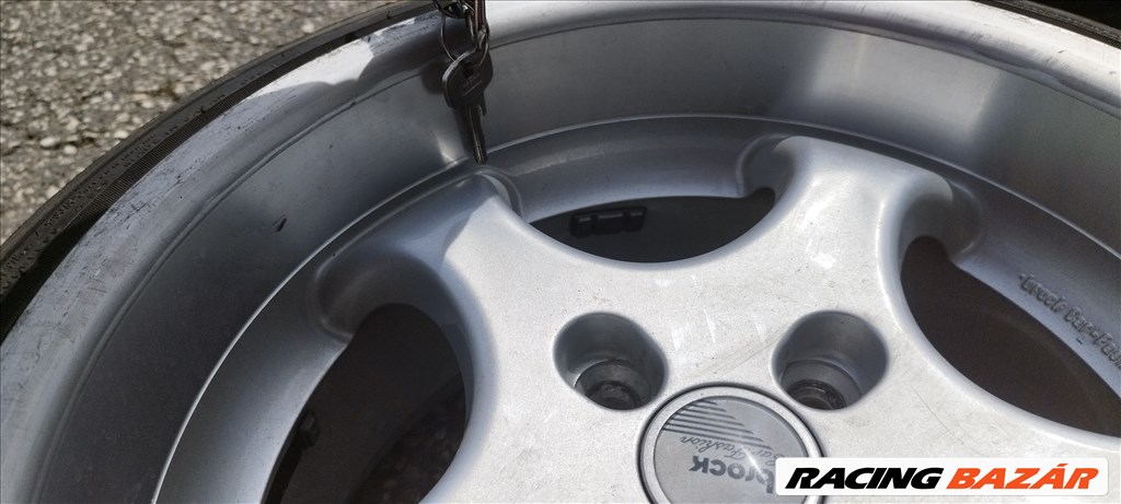  Brock B2 nagy peremes 16" 4x108 alufelni, 215/40 használt Yokohama nyári gumival 3. kép