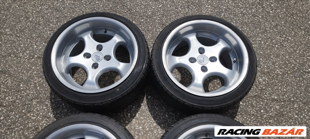  Brock B2 nagy peremes 16" 4x108 alufelni, 215/40 használt Yokohama nyári gumival 4. kép