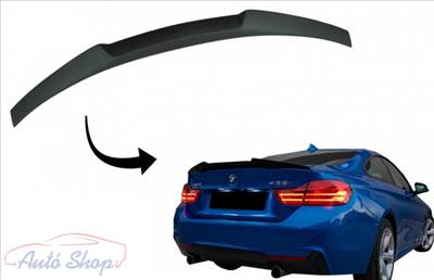 BMW F36 M4 CSL Design Csomagtér Spoiler , Légterelő 2014-től , Fényes fekete , Minőségi termék Gran Coupe