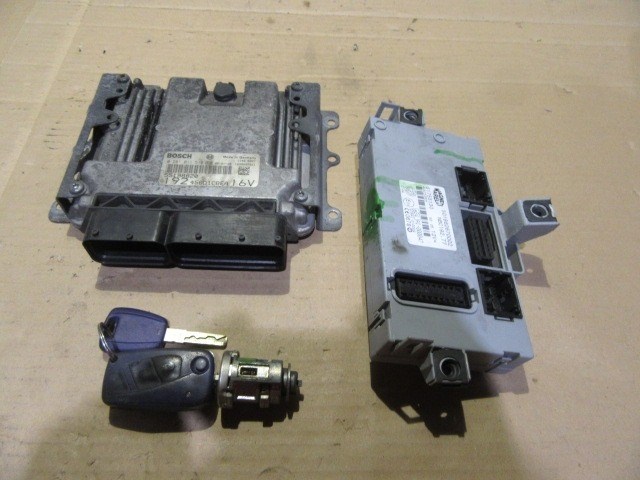 58336 Fiat Stilo 1,9 16v Diesel motorvezérlő szett 55198820 , 0281011510 1. kép