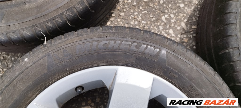  Opel Meriva A, Zafira, Astra 5x110 lyukosztású 15" alufelni szett 185/60 Michelin nyári gumival 13. kép