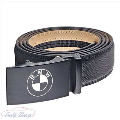 BMW Minőségi férfi bőr öv nadrág szíj fém csattal 